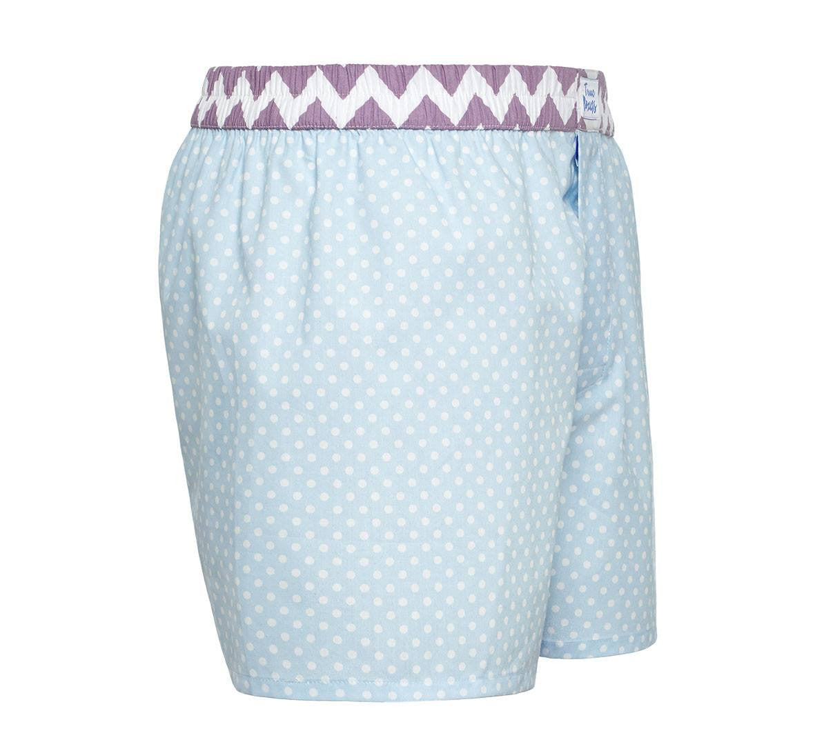 Genius - blue polka dots Boxer Short - True Boxers